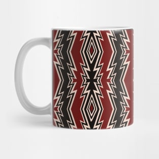 Aztec tribal pattern Rwanda color style Mug